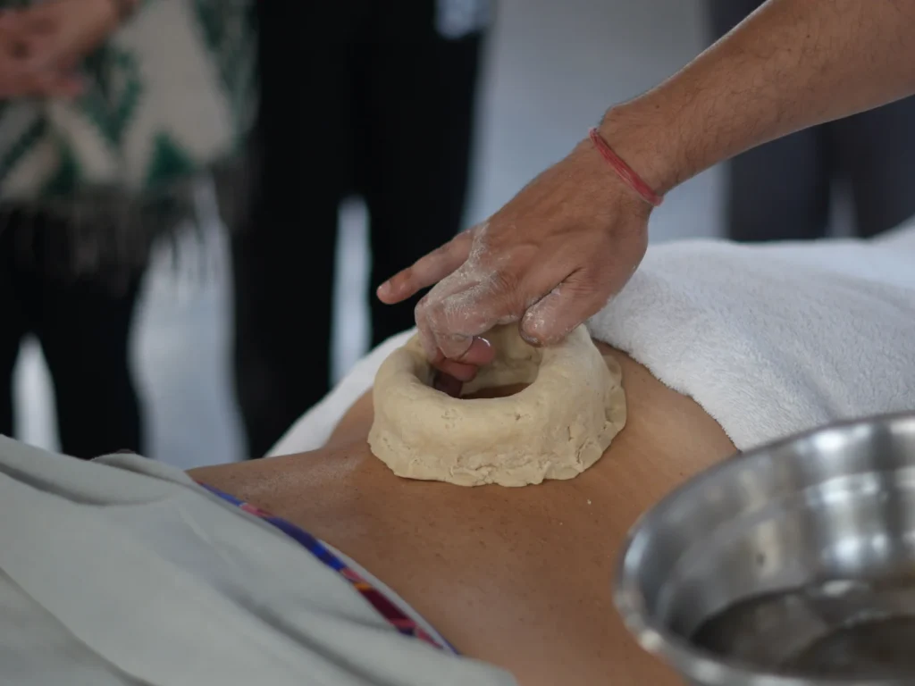 Ayurvedic body care session